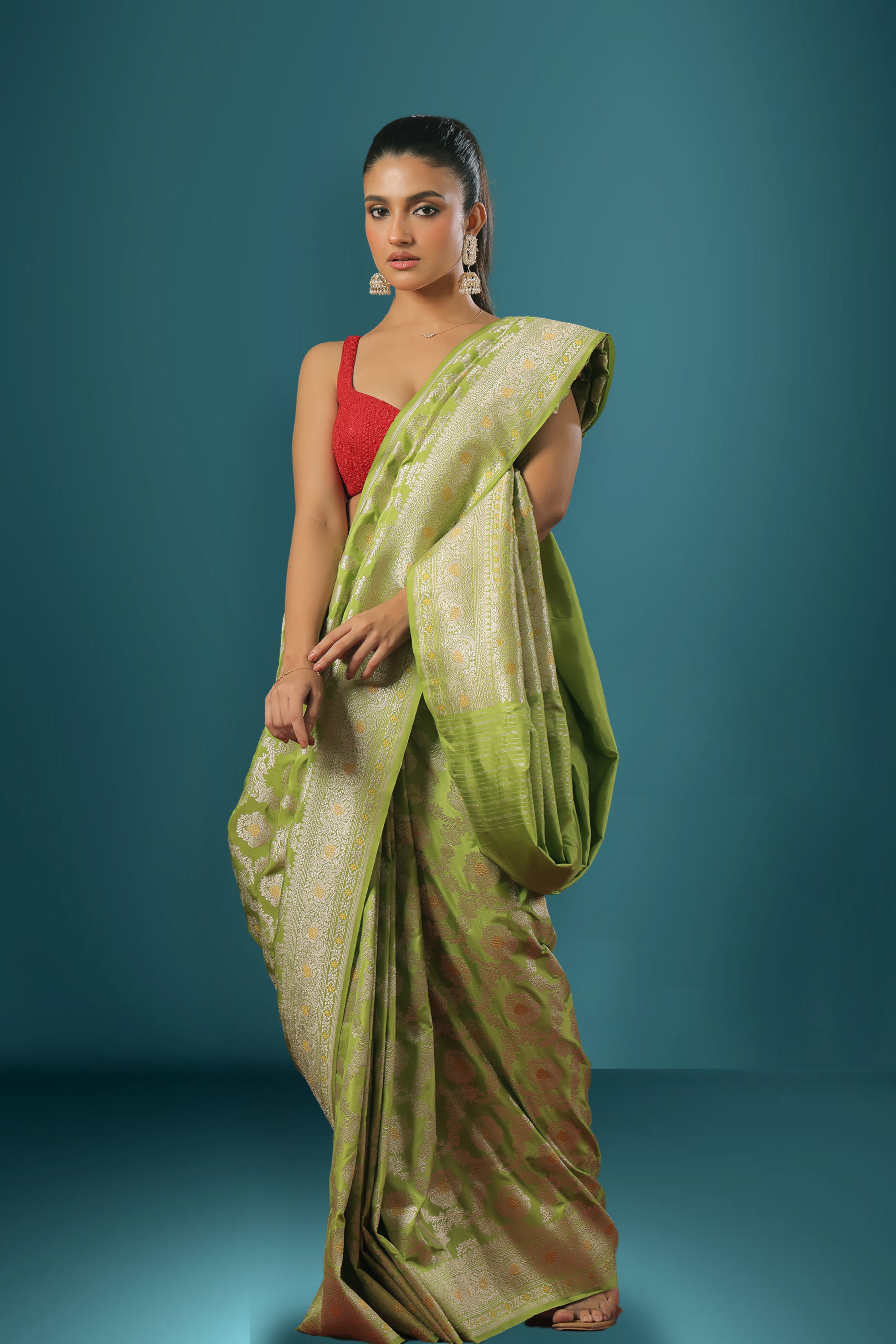 Exclusive Jaal Meena Katan Banarasi